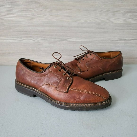 Allen Edmonds Mens Mapleton Brown Leather Lace Up Oxford Dress Shoes Size 9.5 B main image 8